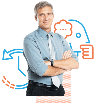 Man with arms crossed