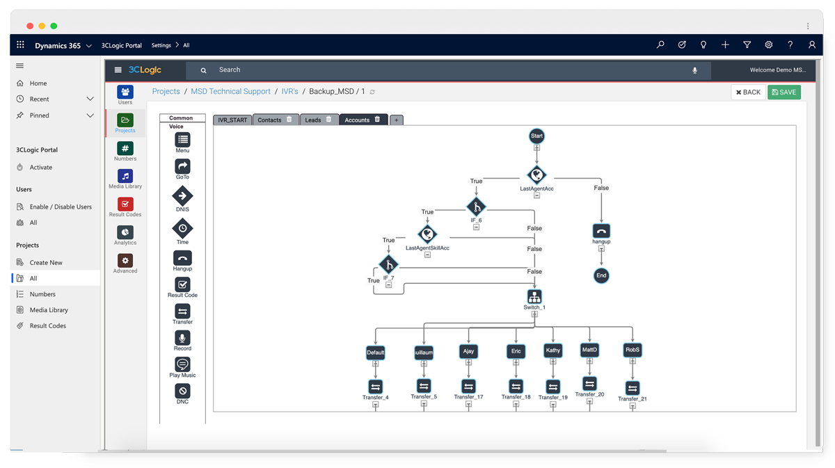 3CLogic-Microsoft-Dynamics-365-Integrated-IVR-Call-Center