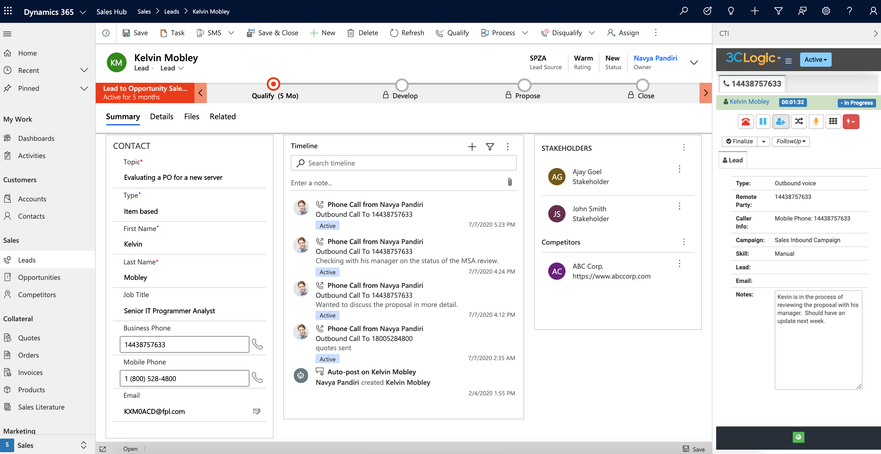 Microsoft Dynamics CRM Contact Center Integration | 3CLogic