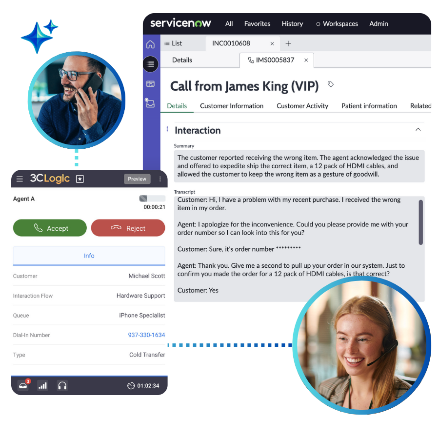 3CLogic - Purpose-built technology for any contact center — including yours