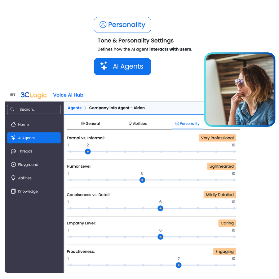 3CLogic - Voice AI Hub | AI Agents 1