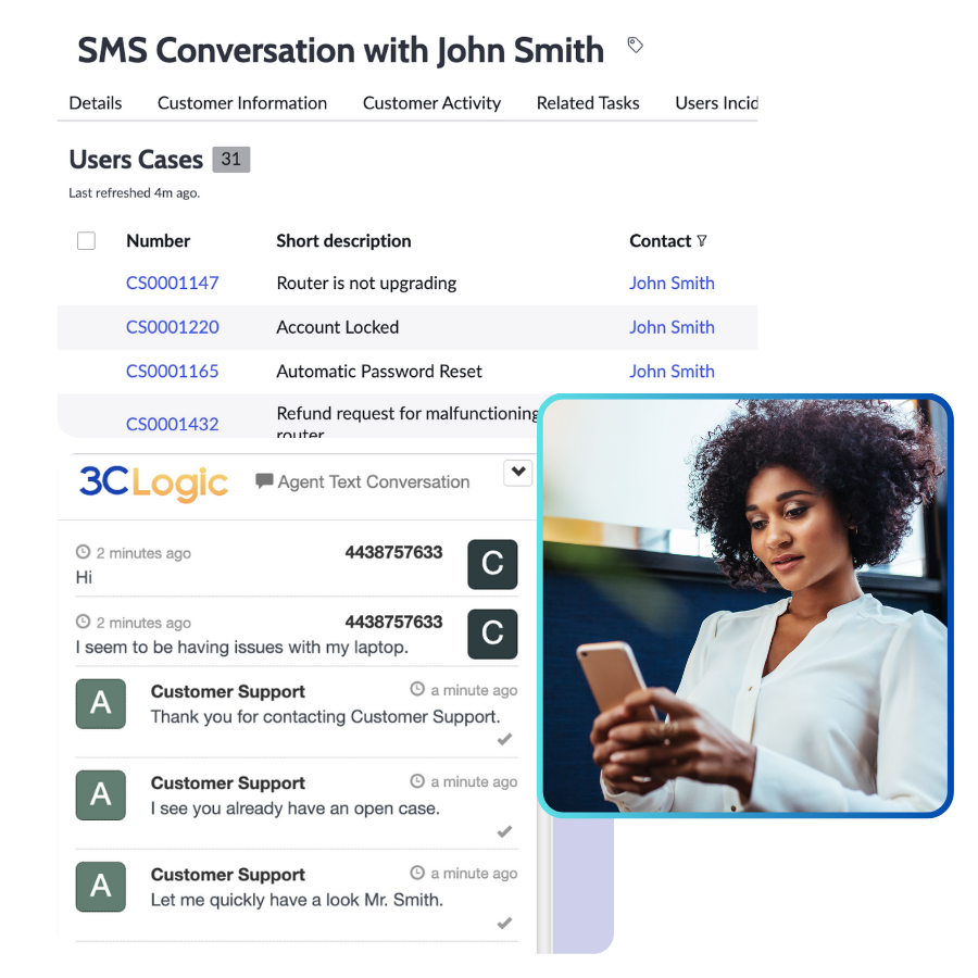 3CLogic - Convenient interactions made easy with SMS4