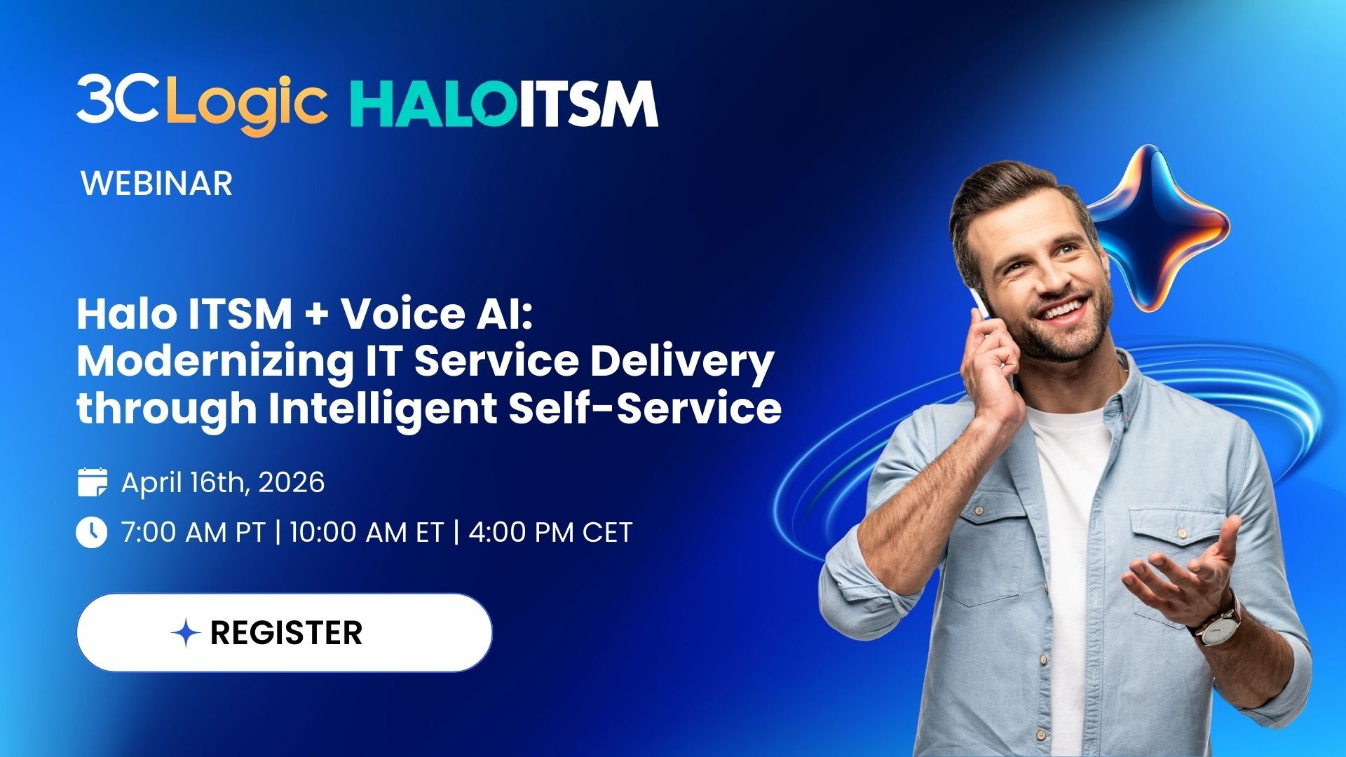 Webinar: Halo ITSM + Voice AI: Modernizing IT Service Delivery through Intelligent Self-Service