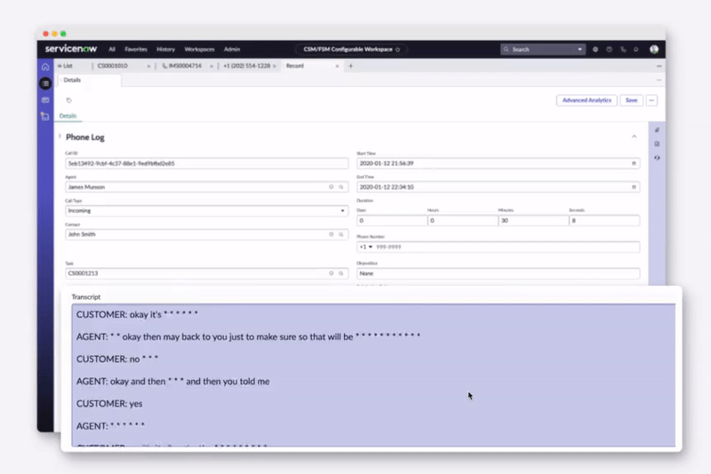 3CLogic - ServiceNow Interface
